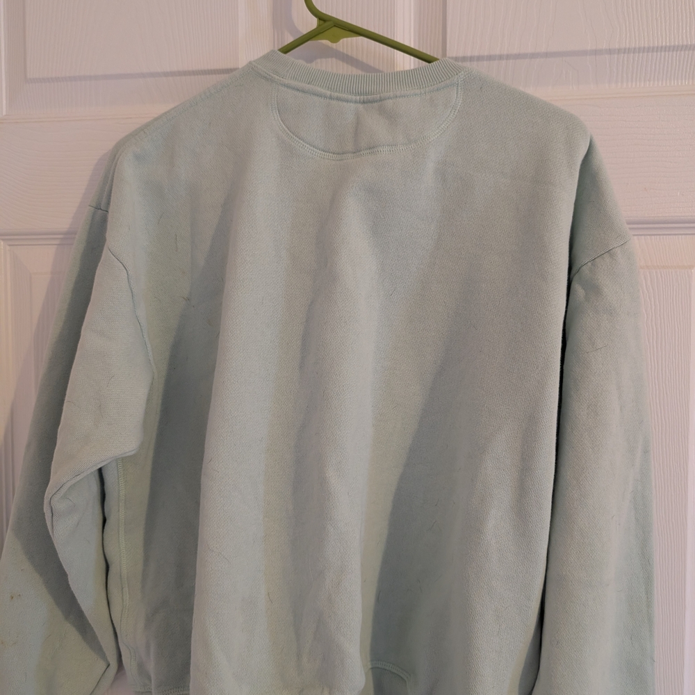 PINK Victoria's Secret Light Blue Crewneck